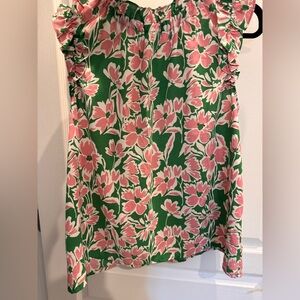 Staccato Pink and Green floral Top